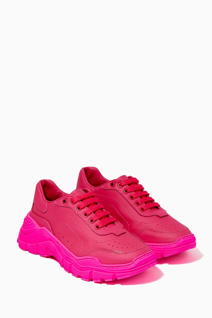 

Daymaster Sneakers in Leather, Pink