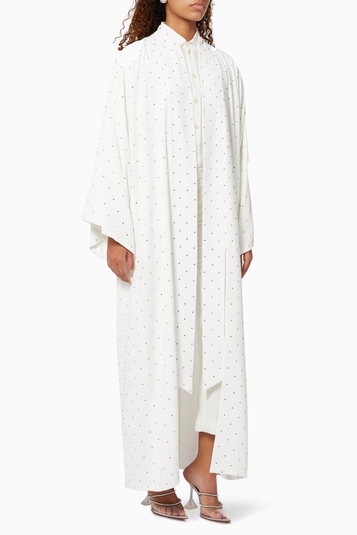 

Smokey Iris Kimono-style Abaya, Neutral