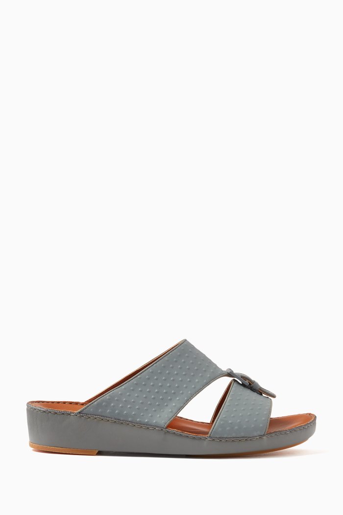 

Cinghia Sandals in Rubbercalf, Grey
