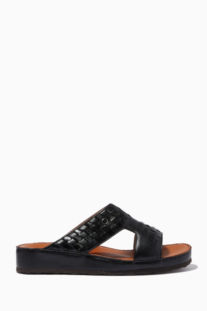 

Inclinato Arca Sandals in Softcalf, Black