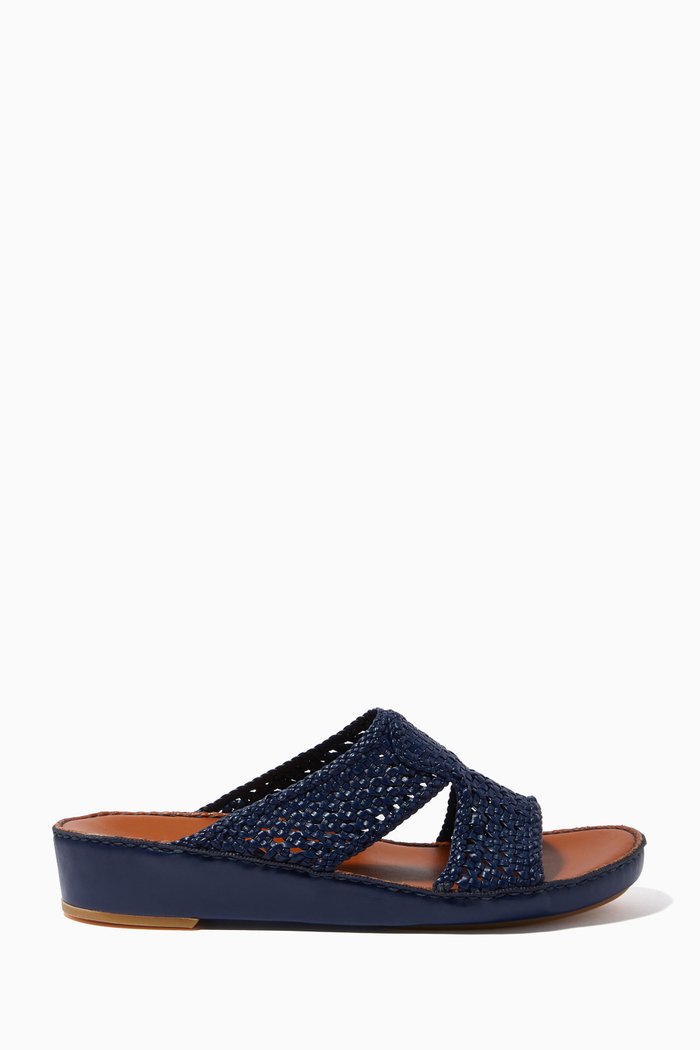 

Peninsula Persiena Sandals in Softcalf, Blue