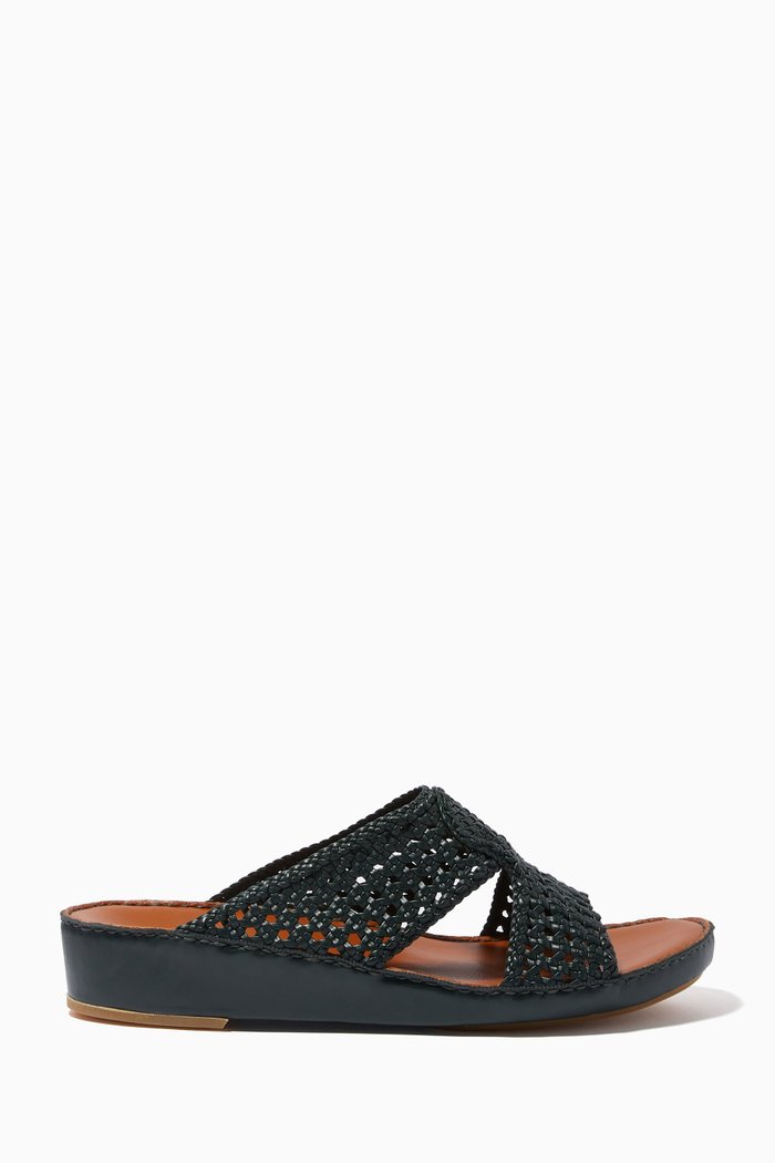 

Peninsula Persiena Sandals in Softcalf, Green