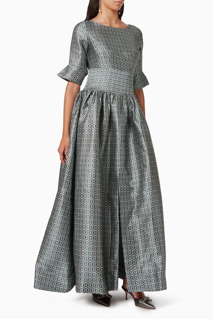 

Textured Gown, Grey