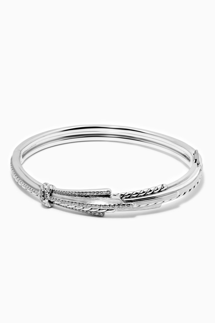 

Angelika™ Bracelet with Pavé Diamonds in Sterling Silver