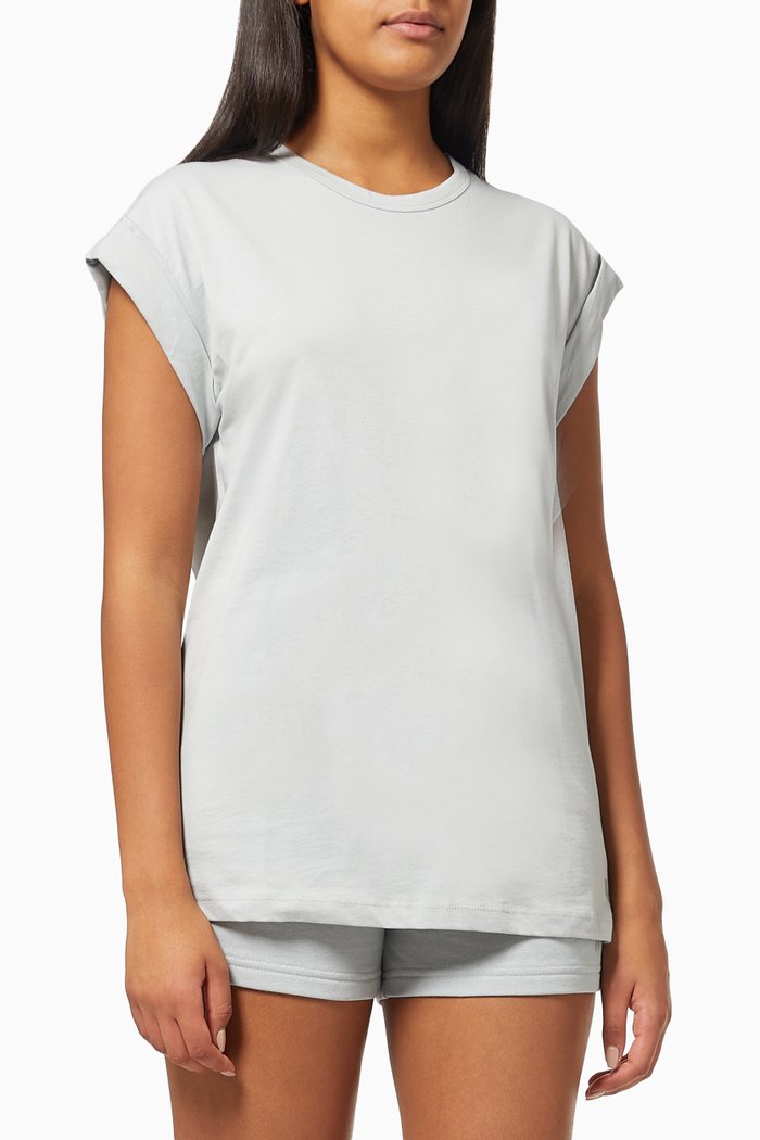 

Camila T-shirt in Cotton Jersey, Grey