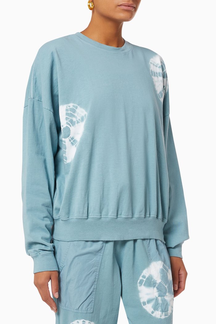 

Karamatsu Sweatshirt in Organic Jersey, Blue