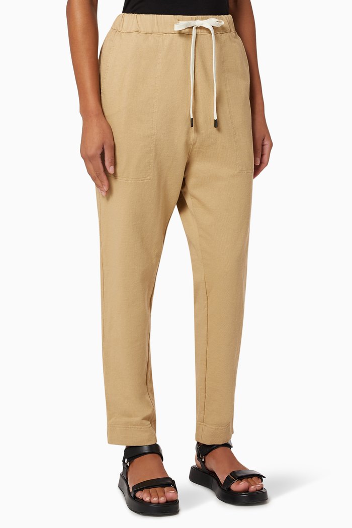 

Slouch Summer Trackpants in Fleece, Neutral