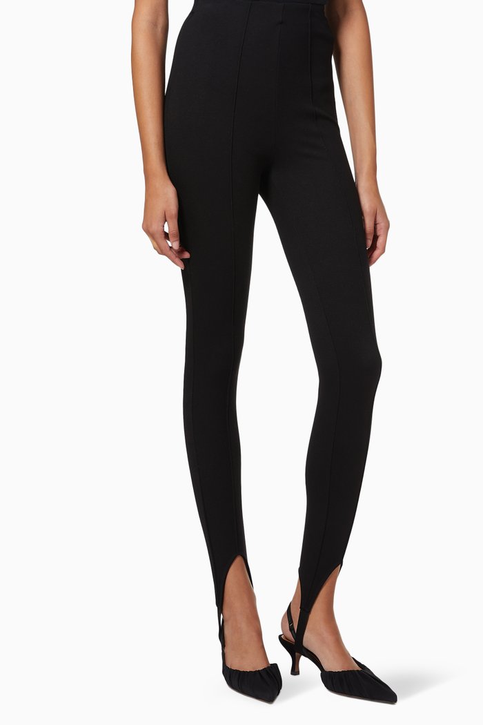 

West Pant in Ponte Twill, Black