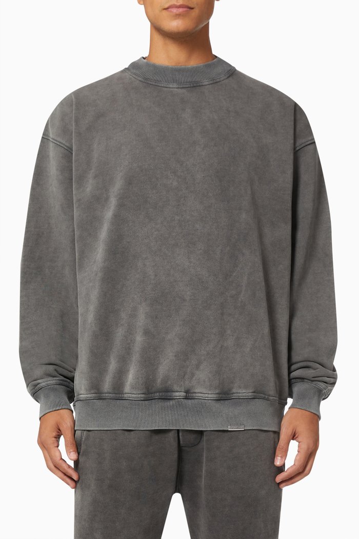 

Blank Sweatshirt in Cotton, Grey