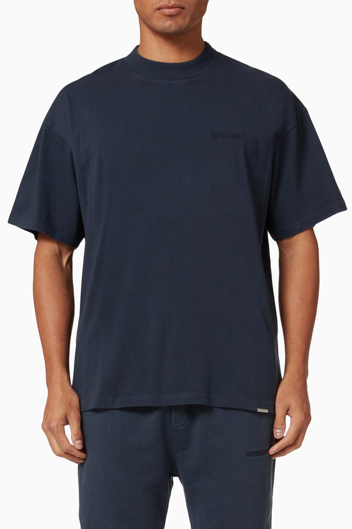 

Blank T-Shirt in Cotton, Blue