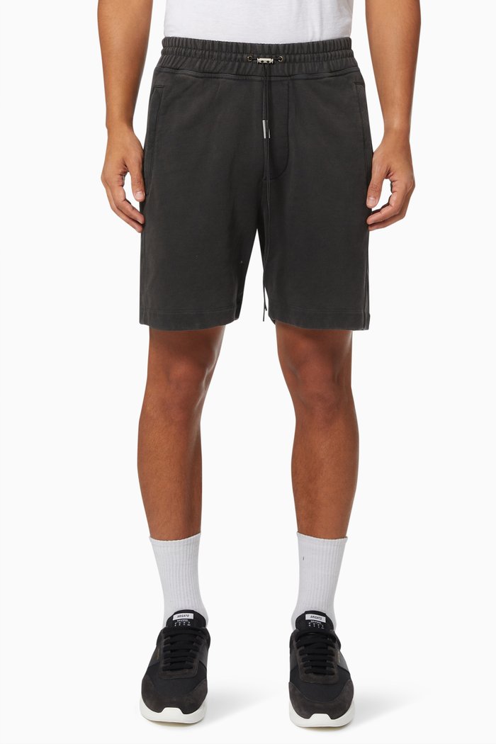 Blank Shorts in Cotton Jersey, Black