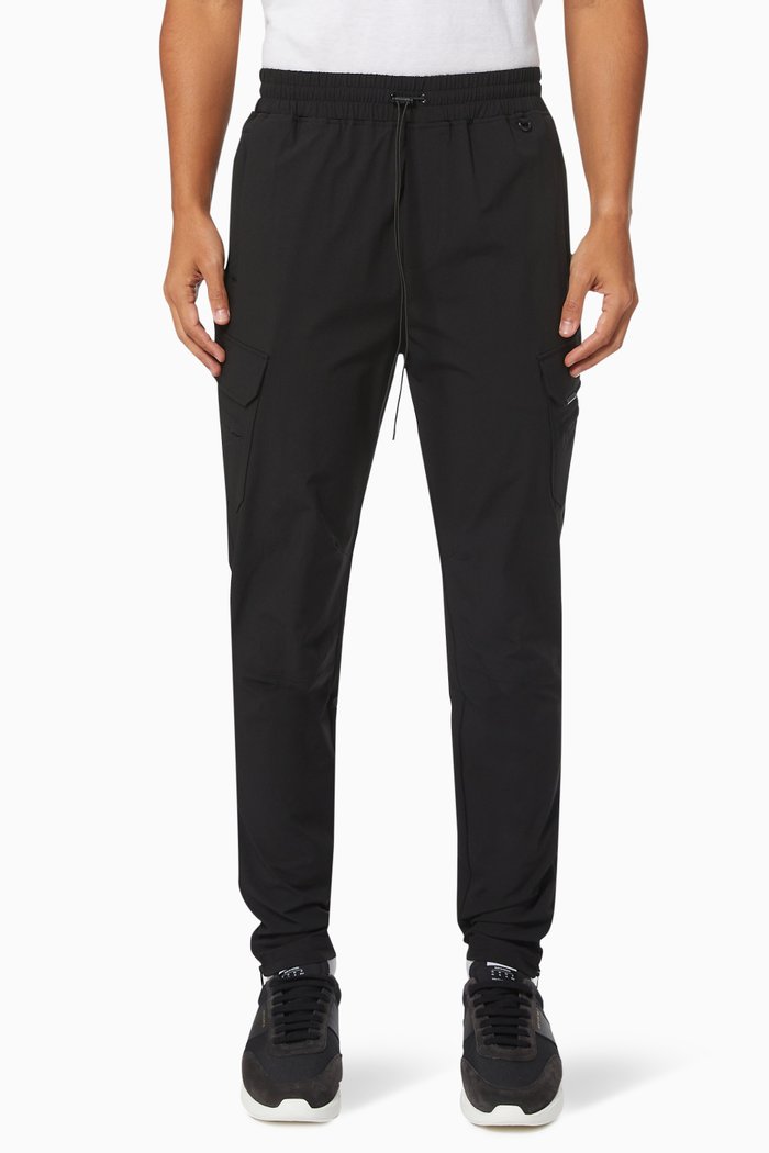 

247 Zip Pant in Nylon, Black