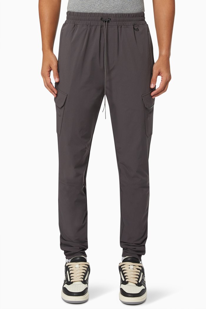 

247 Zip Pant in Nylon, Grey