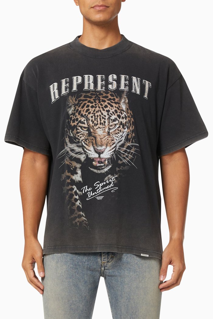 

The Spirit Untamed T-shirt in Cotton, Black