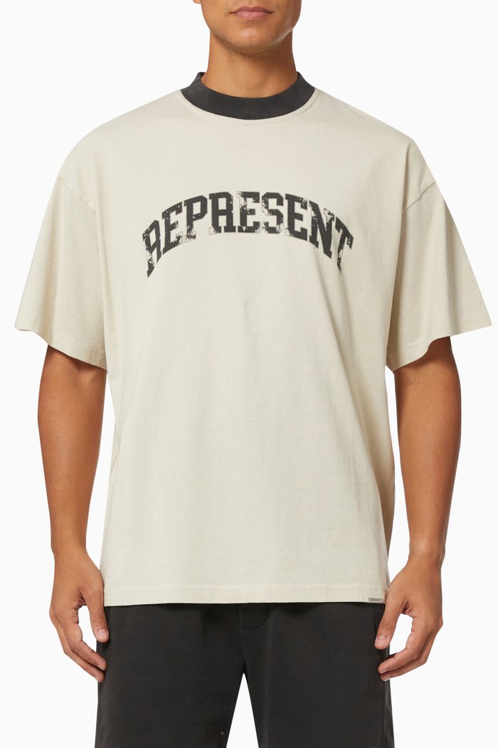 

Arched Logo T-shirt in Cotton, White