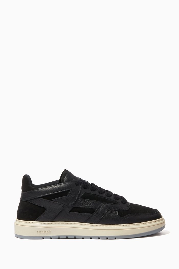 

Reptor Low Sneakers in Leather, Black
