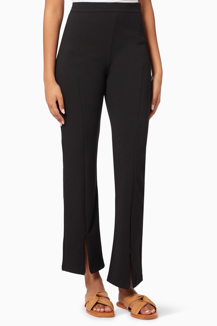 

Yasrico Slit Pants, Black