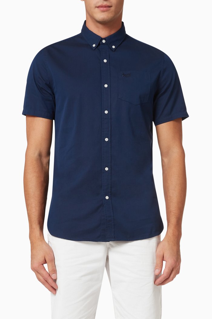 

Premium University Oxford Shirt in Organic Cotton, Blue