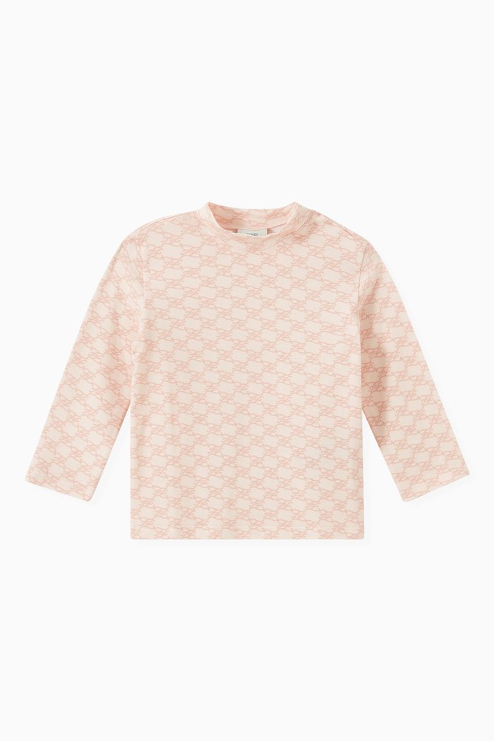 

FF Karligraphy Top in Stretch Cotton, Pink