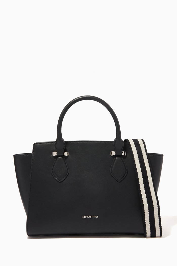 

Medium Trunk Bag in Calfskin, Black