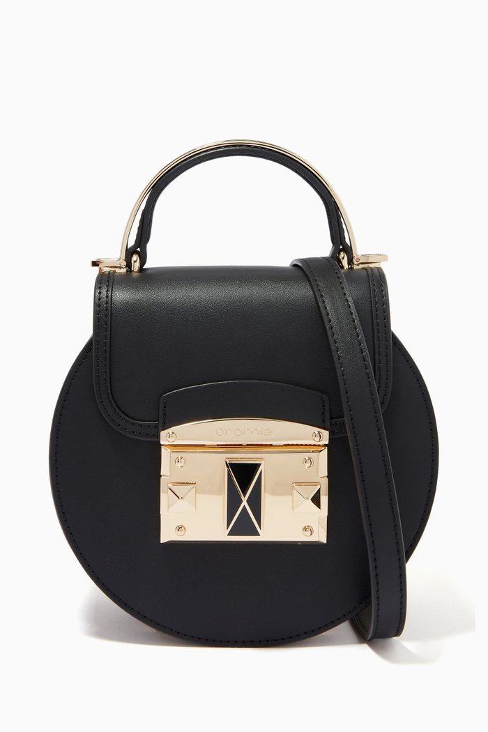 

Small Satchel in Calfskin, Black