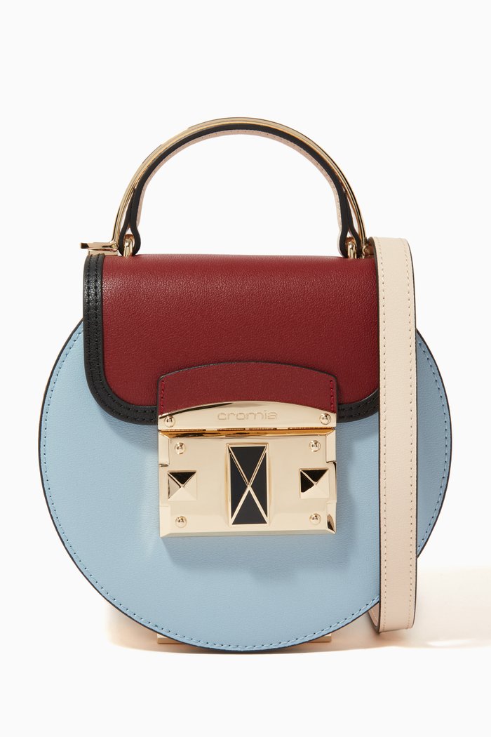 

Small Satchel in Calfskin, Multicolour