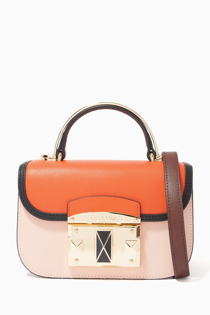 Small Crossbody in Calfskin, Multicolour