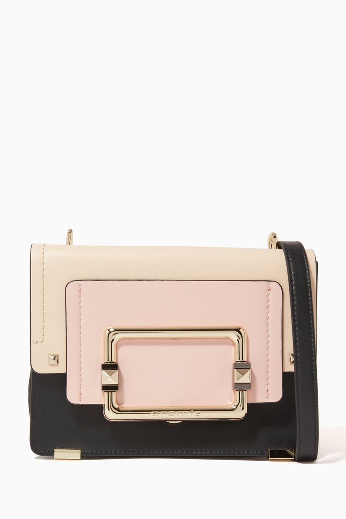 

Small Crossbody in Deer-print Calfskin, Multicolour