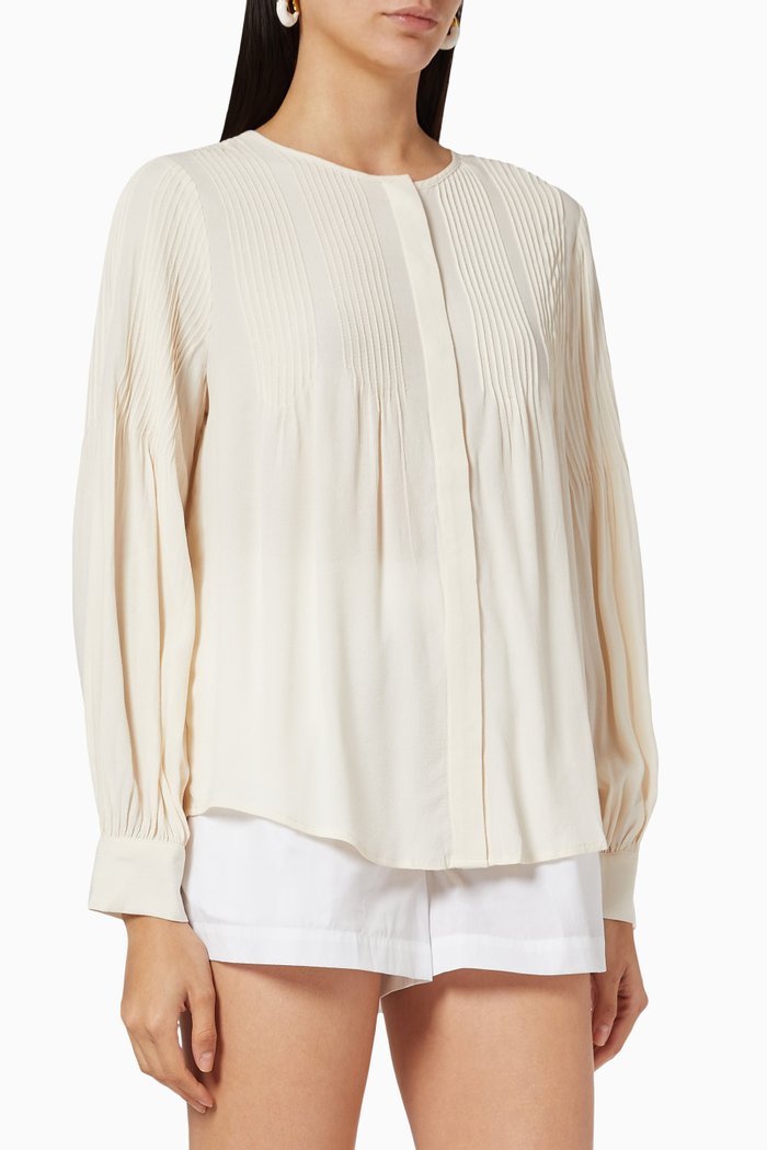 Yashevira Shirt in Viscose, White