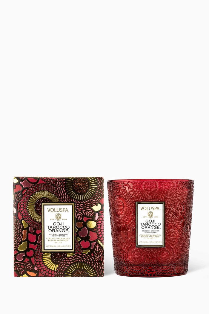 Goji Tarocco Orange Classic Candle, 255g, Multicolour