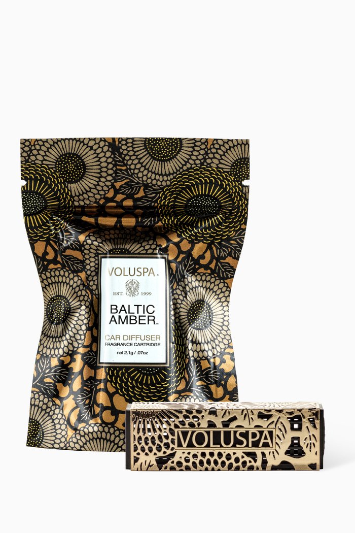 

Baltic Amber Travel Diffuser & Fragrance Cartridge, 20g, Colourless