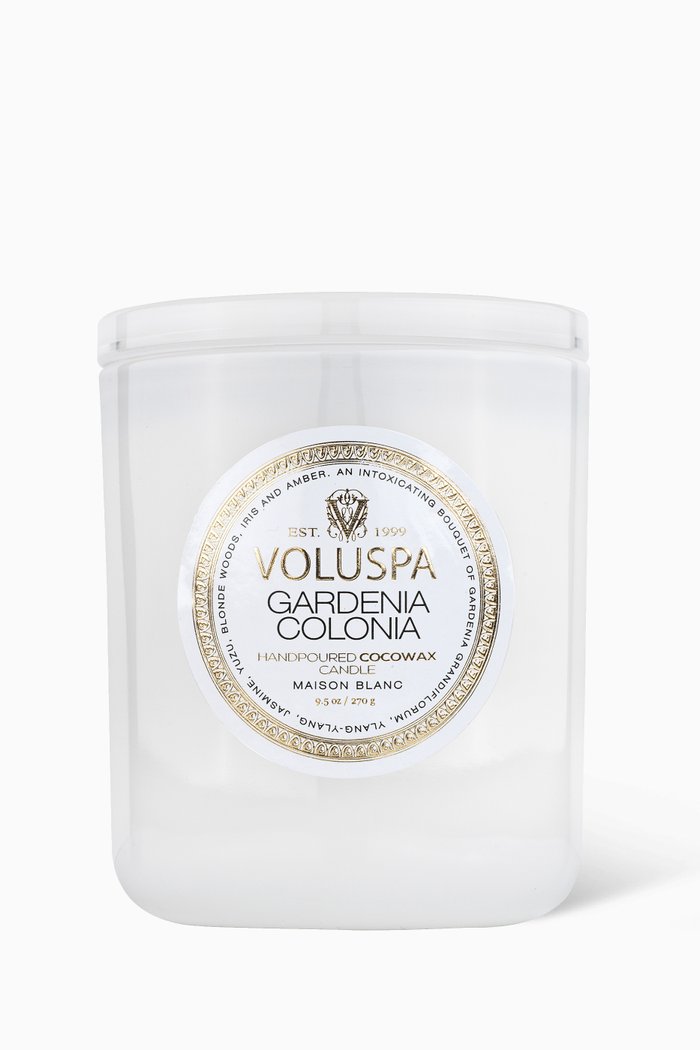 

Gardenia Colonia Classic Candle, 270g, Colourless