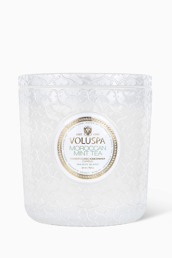 

Moroccan Mint Luxe Candle, 850g, Multicolour