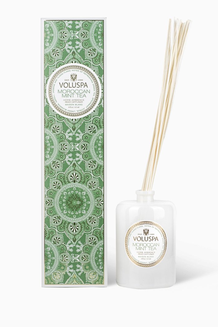 

Moroccan Mint Reed Diffuser, 180ml, Colourless