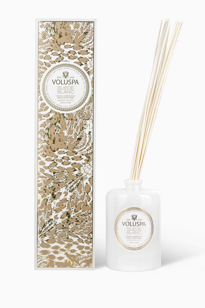 

Suede Blanc Reed Diffuser, 180ml, Colourless
