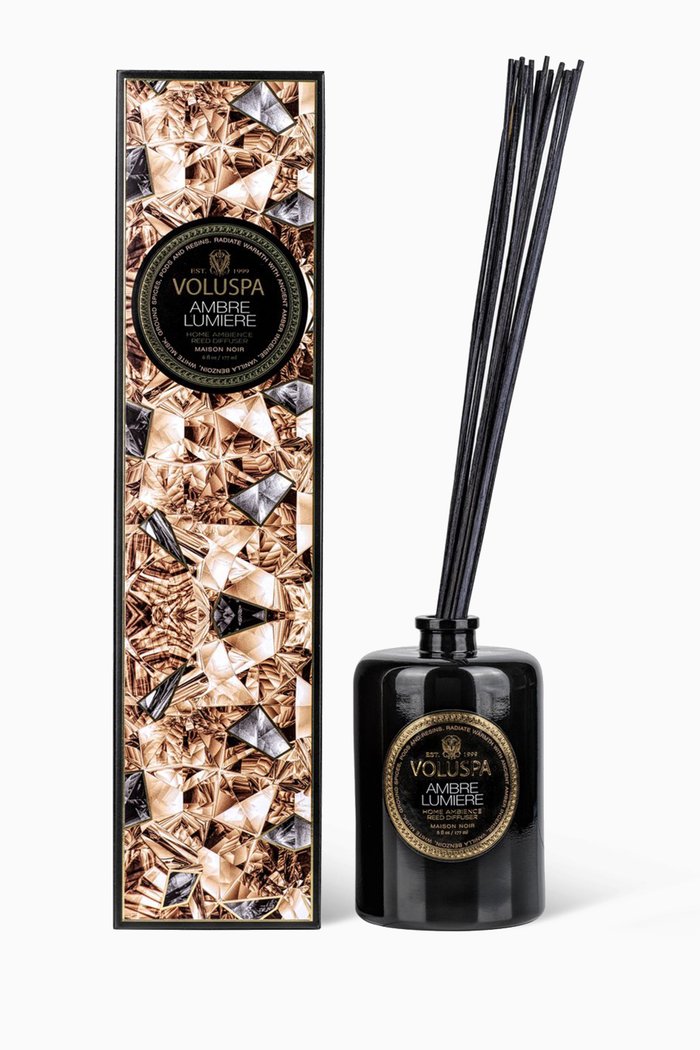 

Ambre Lumiere Reed Diffuser, 180ml, Colourless