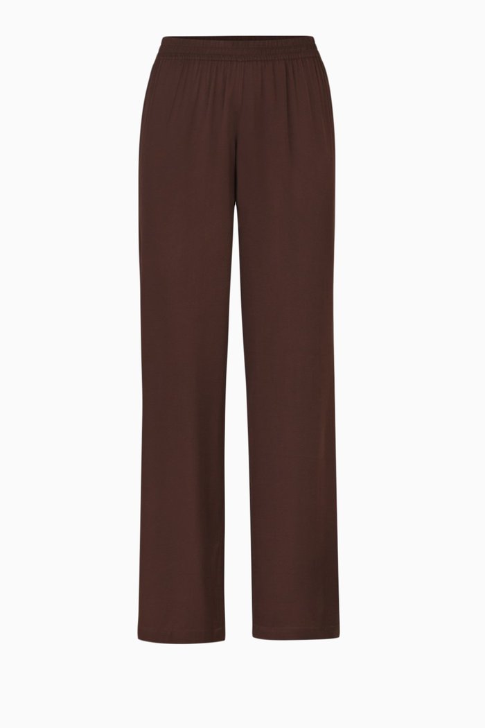 

Silk Sleep Pants, Brown