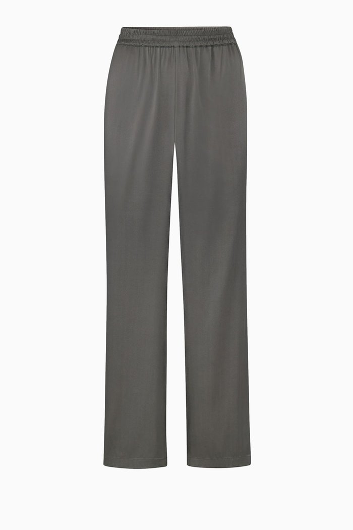Silk Sleep Pants, Silver