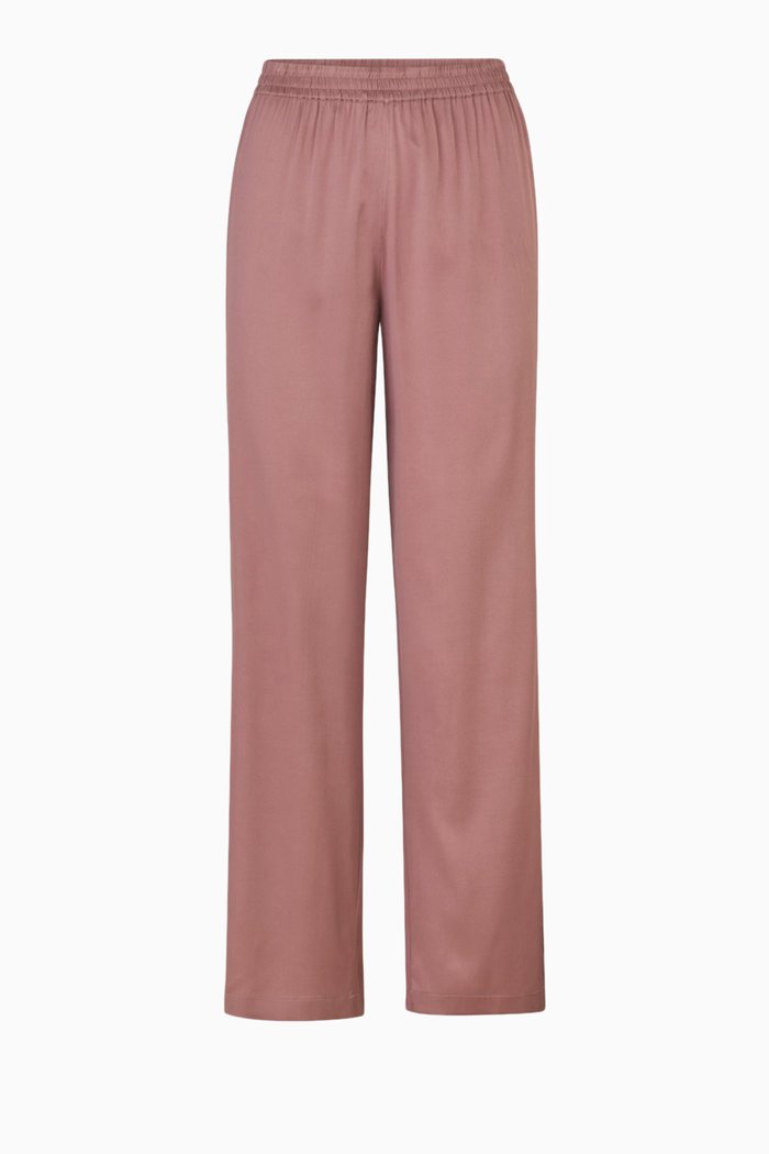 

Silk Sleep Pants, Red