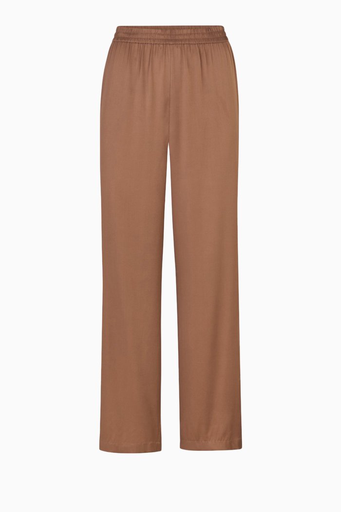 

Silk Sleep Pants, Brown