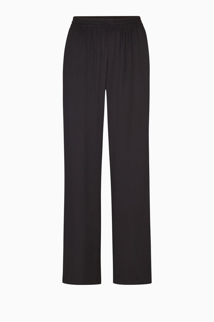 Silk Sleep Pants, Black