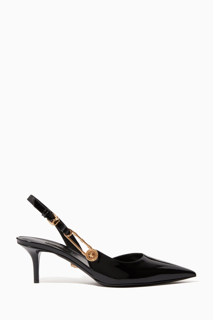 

Safety Pin 55 Slingback Pumps in Patent Leather, Multicolour