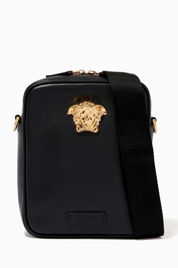 

La Medusa Mini Bag in Calf Leather, Black