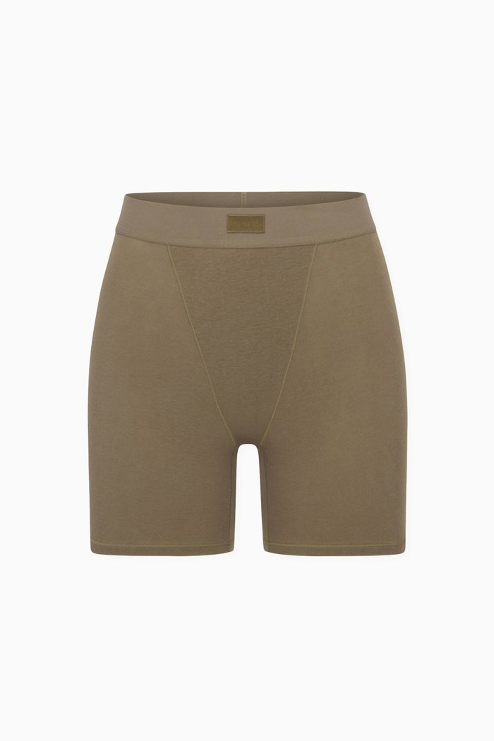 

Boyfriend Boxer Shorts in Stretch-jersey, Green