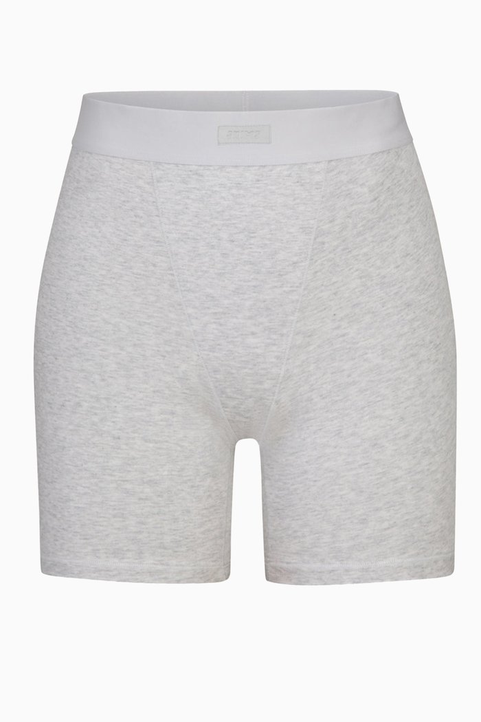 

Boyfriend Boxer Shorts in Stretch-jersey, Grey