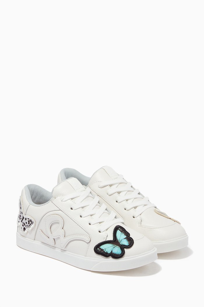

Stomp Mini Sneakers in Leather, White