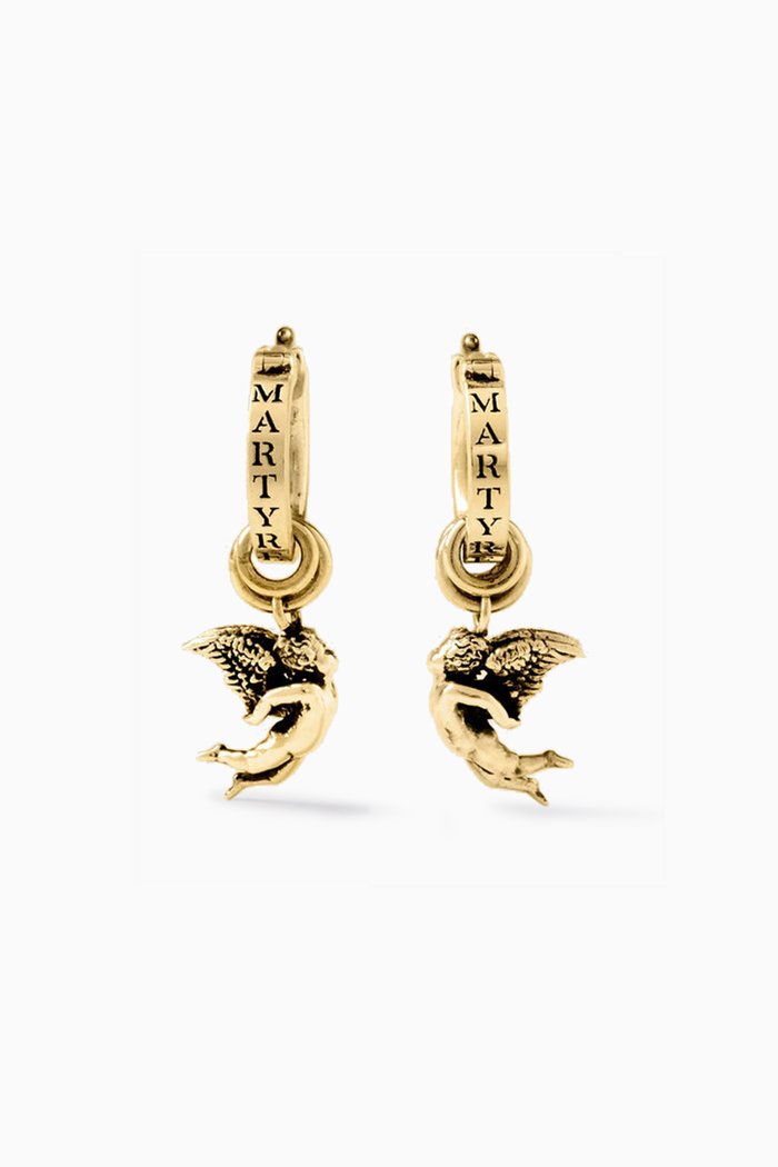 Small Arcadia Hoops in 14kt Gold Vermeil
