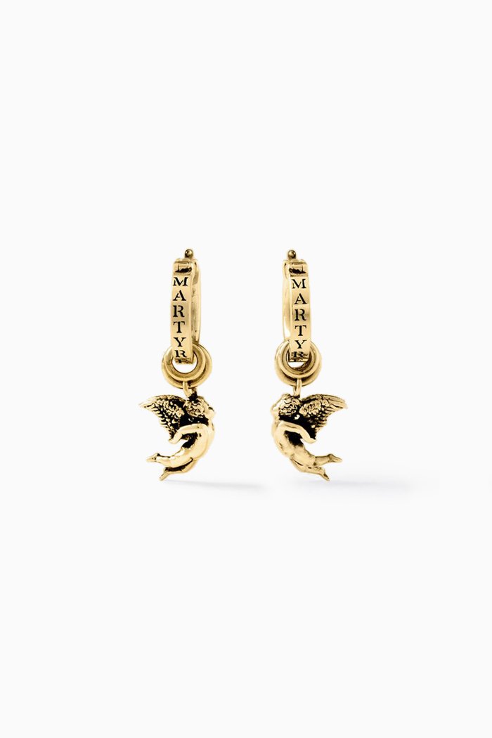 

Small Arcadia Hoops in 14kt Yellow Gold