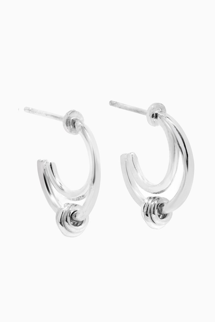 

Small Soma Hoops in Sterling Silver