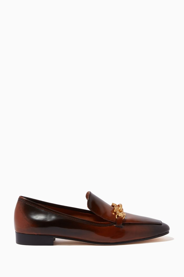 

Jessa Loafers in Leather, Brown